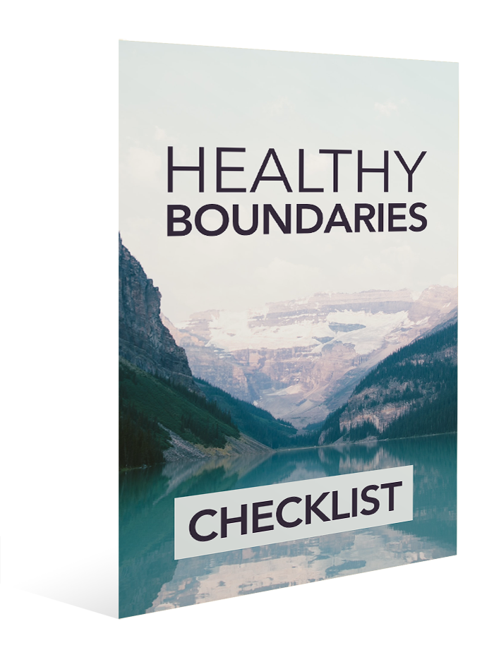 healthy boundaries checklist ebook