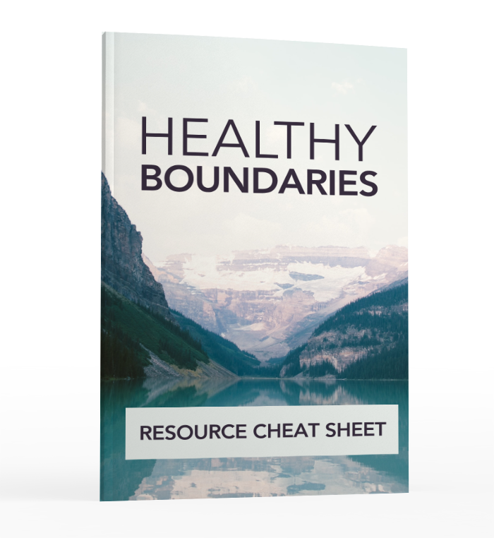 healthy boundaries resource cheatlist ebook